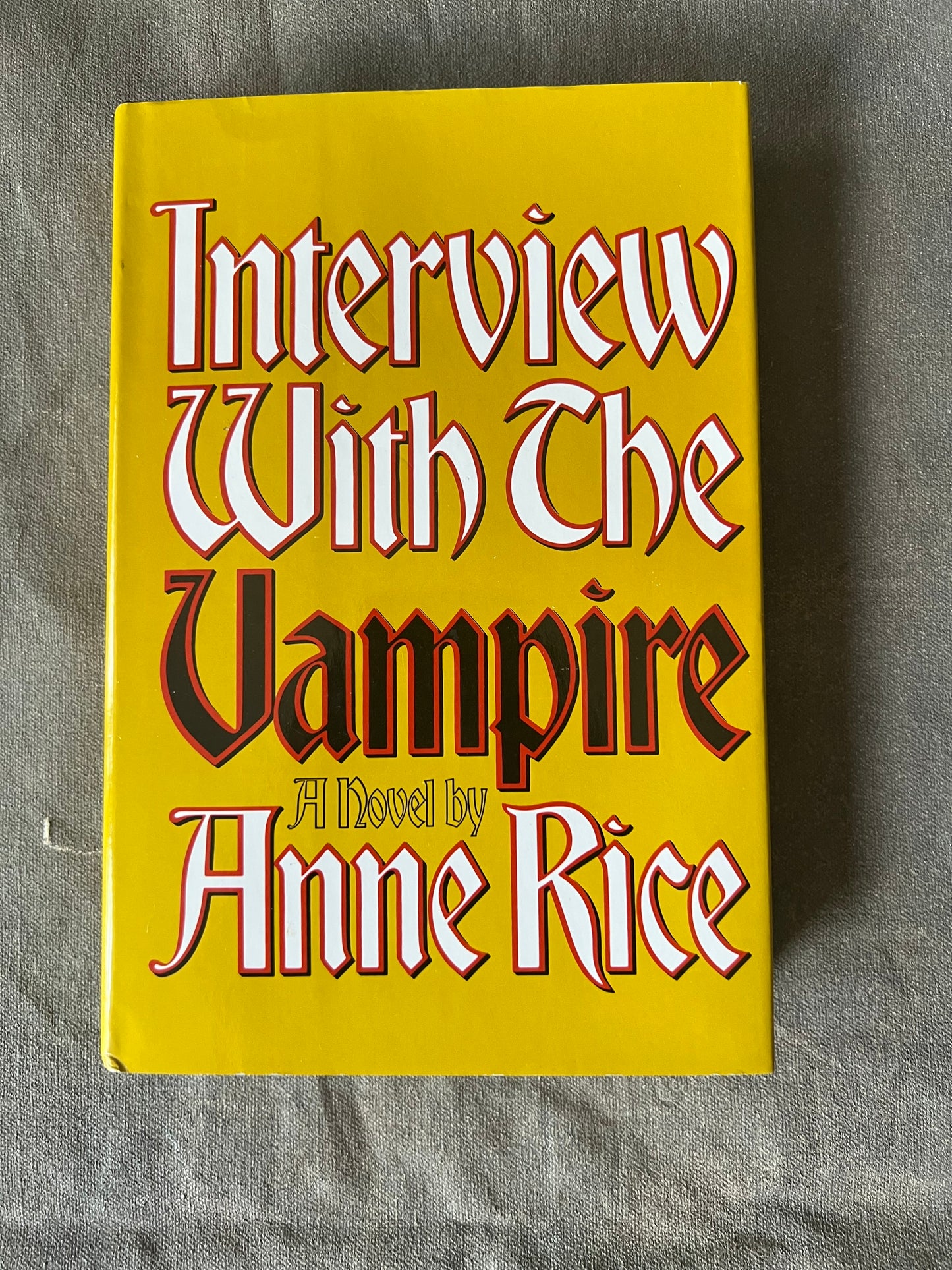 Interview With the Vampire by Anne Rice 1976 Hardcover DJ First 1st BCE