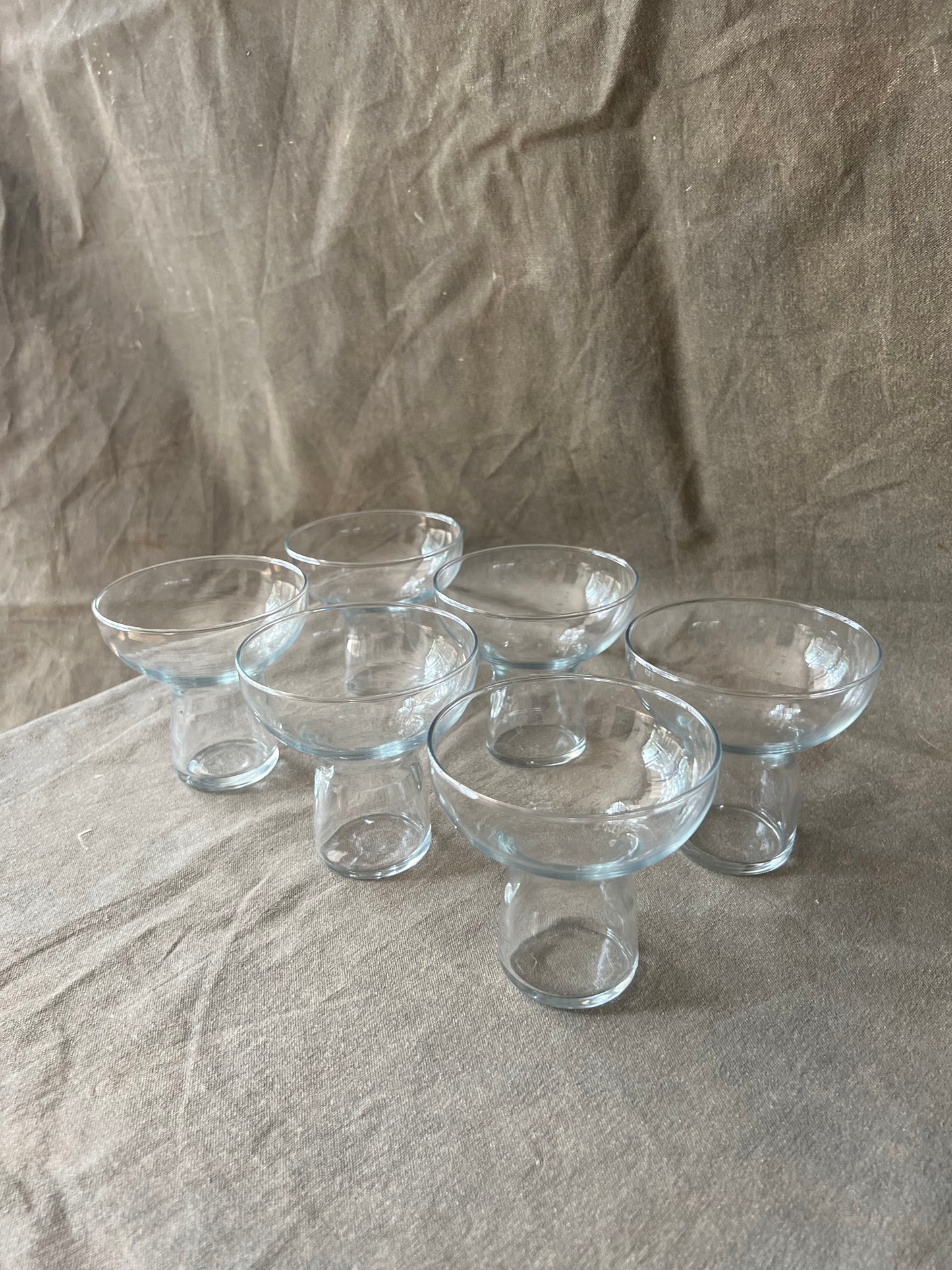 Set of Six Vintage Wine/Margarita glasses