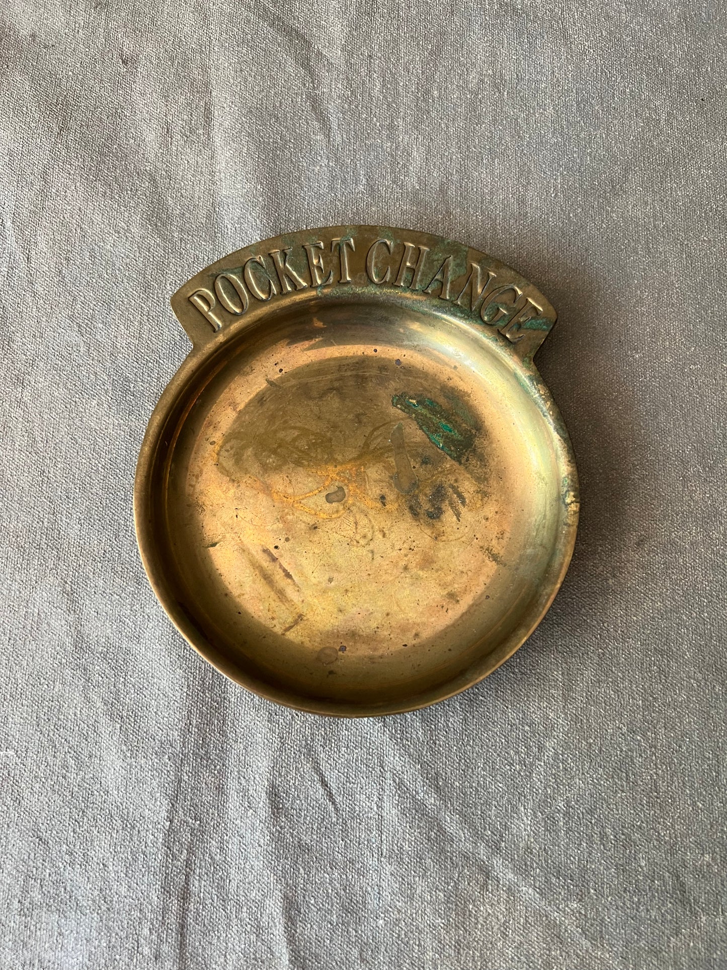 Solid Brass Trinket Tray