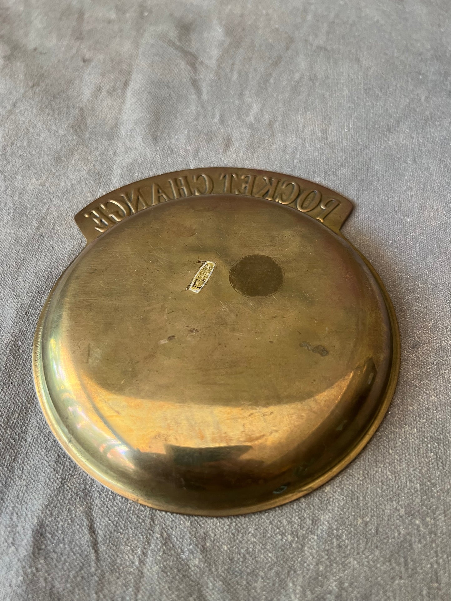 Solid Brass Trinket Tray