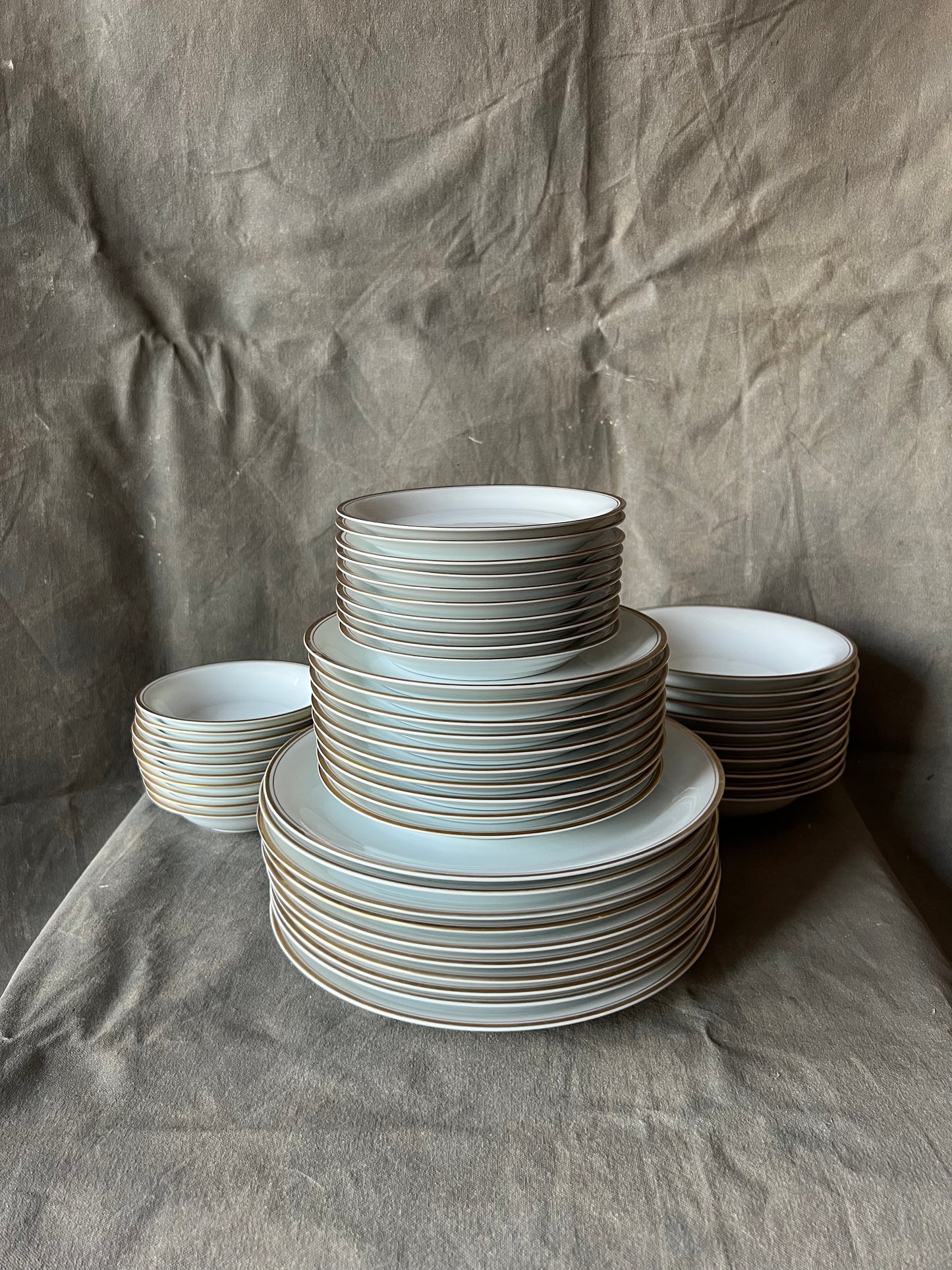 Service for 10 Vintage Noritake Japan Bradford China Set #5182 (7 pieces per setting)