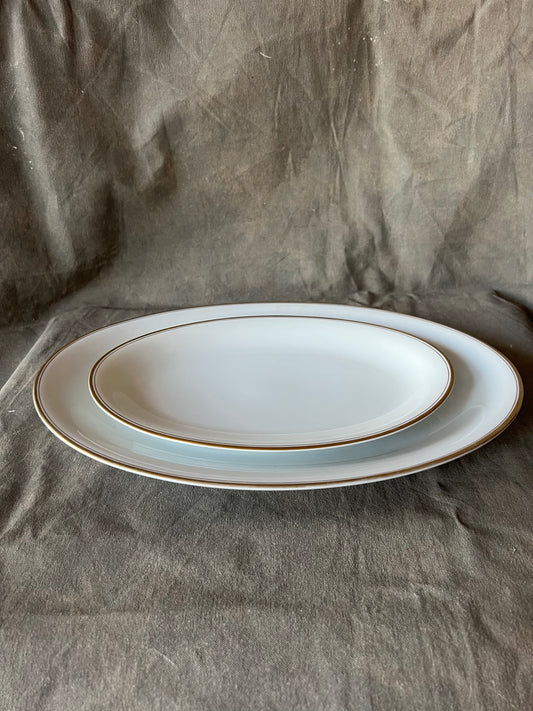 Set of Two Vintage Noritake Japan Bradford China Set #5182 Serving Platters