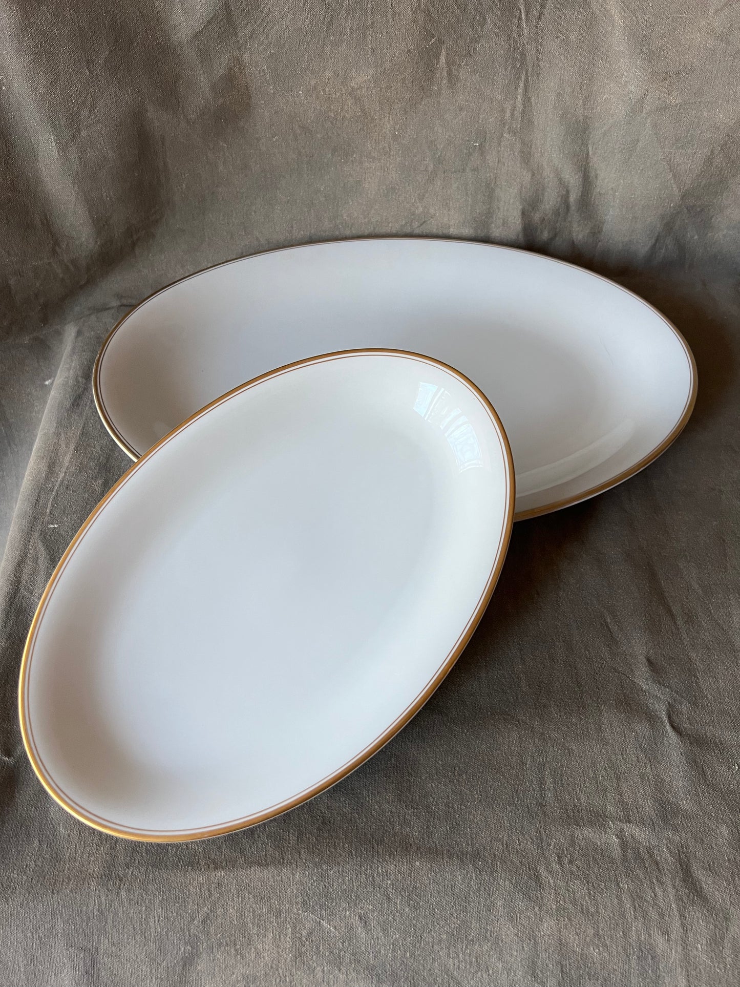 Set of Two Vintage Noritake Japan Bradford China Set #5182 Serving Platters